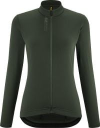 Camiseta de manga larga Mavic Aksium Thermo Verde para mujer