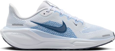 Nike Pegasus 41 Running Shoes, White/Blue, Kids