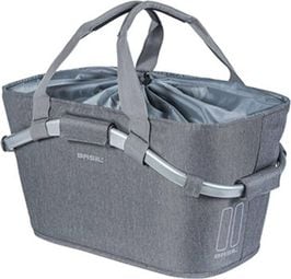 BASIL Panier À Vélo 2Day Carry All Mik 22 Litres 50 X 28 X 26 Cm - Gris