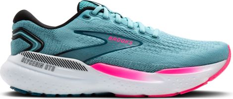 Brooks Glycerin GTS 21 Dames Hardloopschoenen Blauw/Roze