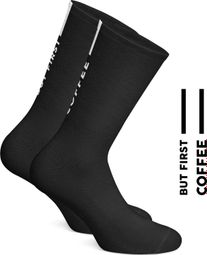 Chaussettes Çois 'But First Coffee' Noir