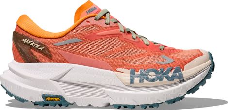 Chaussures Trail Hoka Mafate X Corail Femme