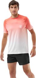 Maillot manches courtes Compressport Performance Rouge/Blanc Homme