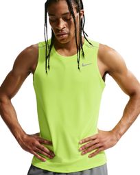 Nike Miler geel herenhemd
