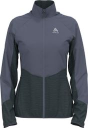 Chaqueta Híbrida para Mujer Odlo Run Easy Warm Azul