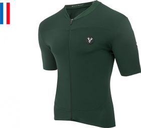 Produit Reconditionné - Maillot Manches Courtes LeBram Allos Vert Agave Coupe Ajustée 