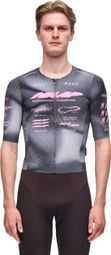 Maglia a maniche corte Maap Pro Aero nera/rosa da uomo