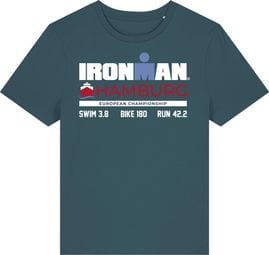 Camiseta de manga corta para mujer Ironman Hamburg Azul Turquesa