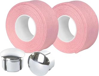 Ruban guidoline vélo - rose pastel