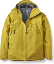 Men's RAB Pro Latok Mountain Yellow Waterproof Jacket