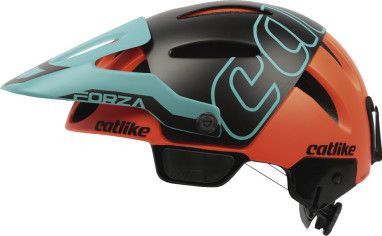 Casque FORZA 1.2 Bleu-ORANGE-Noir WHITOUT CHIN PROTEC