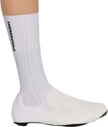Ein Paar LeBram Race Aero-Überschuhe in Weiß