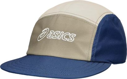 H24 Casquette Asics 5 Panel Cap Beige Bleu Unisex