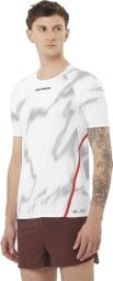 Salomon S/Lab Speed Short Sleeve Jersey Wit/Rood Heren