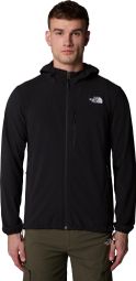 The North Face Nimble Hoodie Softshell Jas Zwart Heren