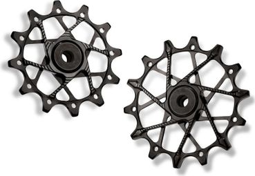 Coppia di ruote deragliatrici Garbaruk per Sram 11/12v nero