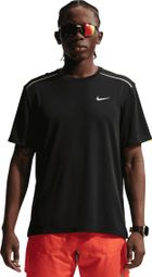 Nike Miler heren-shirt met korte mouwen, zwart