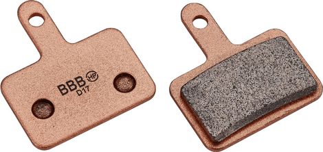 Paar BBB DiscStop HP gesinterde remblokken voor Shimano Deore / Tektro Aurig / TRP Parabox