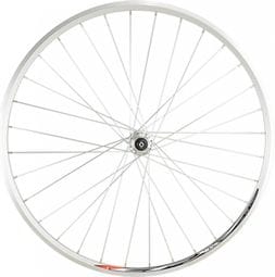 Roue route 700 ar blocage rl a visser 5/6/7v jante argent mach1 cfx20 moy miche magnum 32t