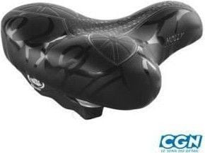 selle loisir monte grappa 1608 elastomere gel femme noir