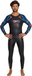 Anzug N opr ne Speedo Proton Fullsuit Schwarz Blau