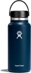 Botella aislante Hydro Flask 946 ml de boca ancha azul