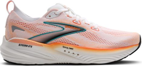 Brooks Glycerin GTS 22 Laufschuhe Weiß/Orange Herren