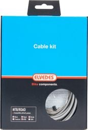 Kit Complet Freinage / Câbles et Gaines / Basic Elvedes Argent