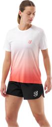 Compressport Performance short-sleeved jersey Red/White Women