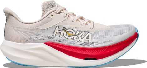 Zapatillas de running Hoka Rocket X 3 Blanco/Rojo Unisex