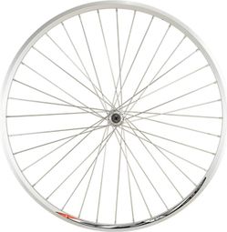 Roue route 700 av blocage jante argent mach1 cfx20 moy.miche magnum 32t