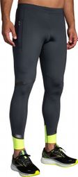 Brooks Run Visible Long Tights Zwart Geel