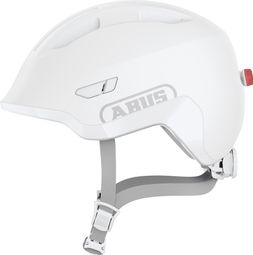 Casque Enfant Abus Smiley 3.0 ACE LED Blanc PURE