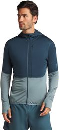 Icebreaker Merino 200 Fleec Descender Fleece Blue