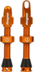 Hope Orange Tubeless Valve Pair