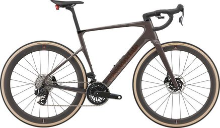 Cannondale Synapse Carbon 2 SmartSense STVZO Road Bike with SRAM Force AXS 12-speed drivetrain, 700 mm, Copper Ore Brown