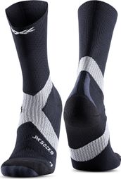 X-Socks Bike Expert Crew Socken Schwarz/Dunkelgrau