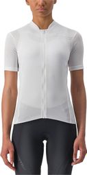 Maillot Manches Courtes Femme Castelli Anima 4 Blanc Ivoire T.L - Produit Reconditionné