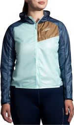 Veste coupe-vent Brooks All Altitude Bleu Femme