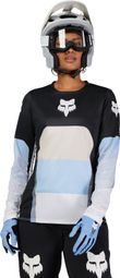 Camiseta de manga larga Fox Ranger Grid Negra para mujer