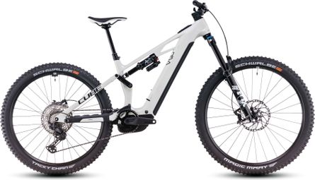 VTT Électrique Tout-Suspendu Cube Stereo Hybrid One77 HPC SLX 800 Shimano Deore XT 12V 800 Wh 29''/27.5'' Beige Desert Stone Vert 2025 | M 169/178 - Produit Reconditionné 