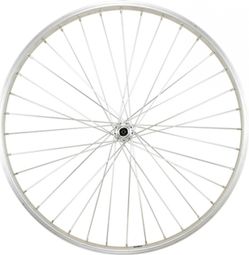 Roue vtt 26  av blocage jante argent mach1 m110 moy. Shimano tx500 v-brake 36t