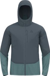 Odlo Ascent Hybrid Jacket Grigio/Blu