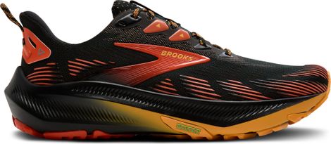 Brooks Ghost Trail Men's Trail Running Shoes - Black/Red/Orange