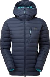 Women's Mountain Equipment Earthrise Hooded Jacket Blauw 
