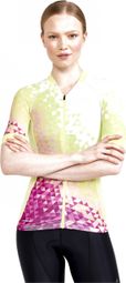 Craft ADV Endur Graphic Women's Short Sleeve Jersey Geel Roze