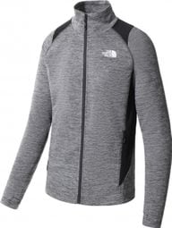 The North Face Athletic Outdoor Full Zip Fleece grigio da uomo