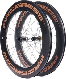 Paire de roues Progress Space Disc LTD | 12x100/12x142 mm | Center Lock | Shimano