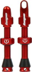 Hope Red Tubeless Valve Pair