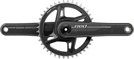 Sram Red XPLR E1 DUB Kurbelgarnitur 42T 12/13S Natural Carbon Black